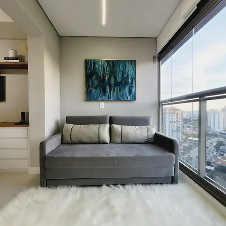 Luxo Brooklin Air Studio Charme Boho Com Vista Incrivel Sao Paulo Exterior photo